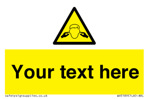 Custom Noise Hazard Sign